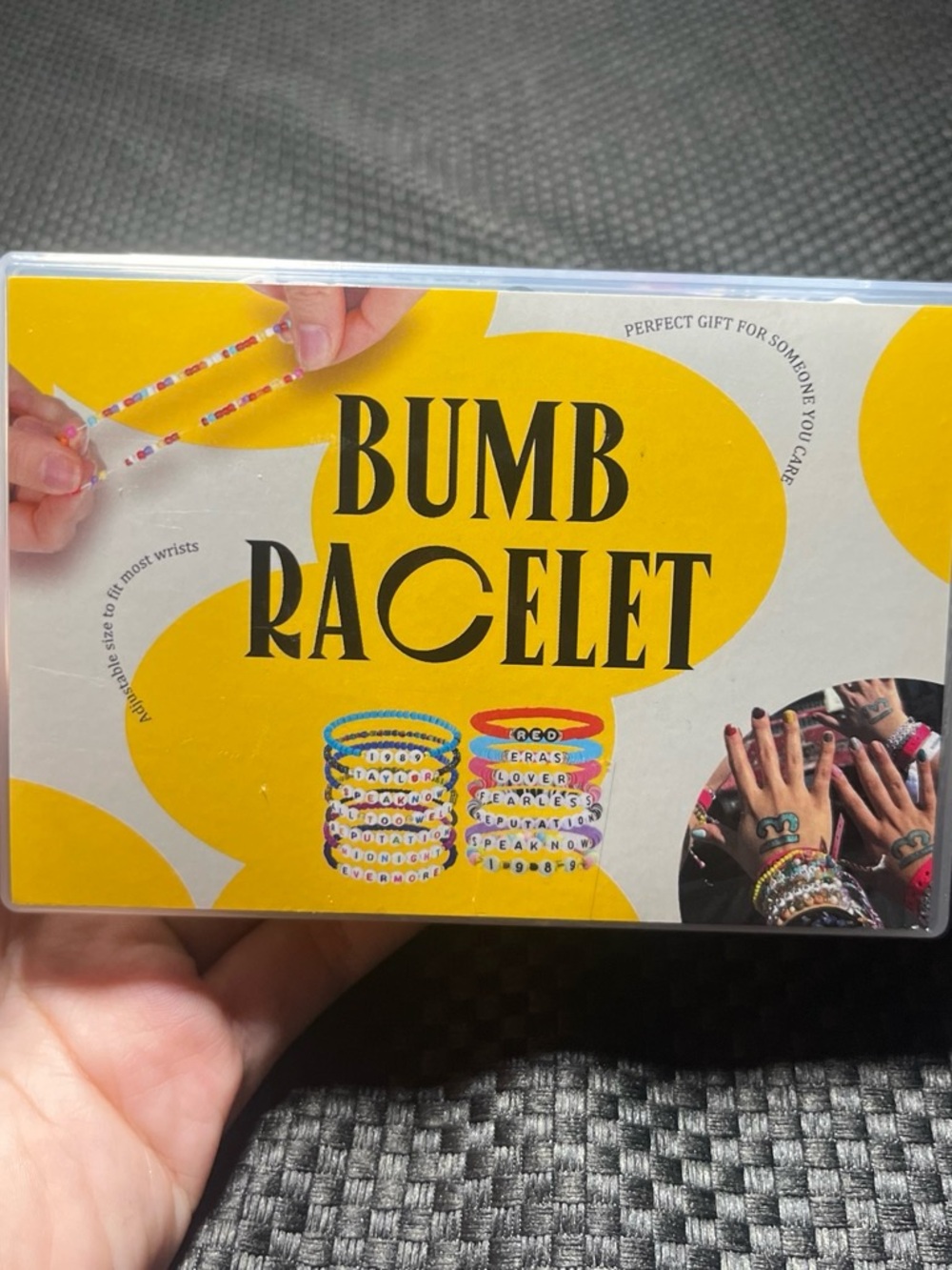 Colorful Beaded Bracelet Set - Yellow